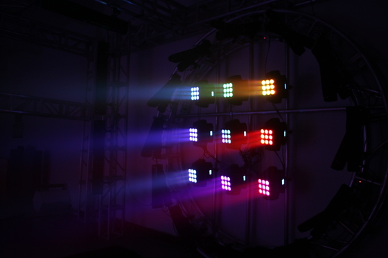 Pixel 9*10W 4 de la luz de la etapa de IP20 LED en 1 iluminación móvil de DJ del efecto del haz de la matriz de RGBW LED