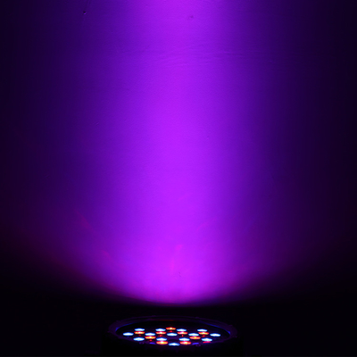 Control plano delgado al aire libre Uplight de la luz DMX del par del efecto de la luz 54*3w RGBW de la etapa de la boda LED