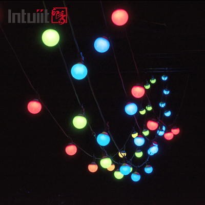 Luces de cadena de globo RGBW de control de píxeles completo para restaurante
