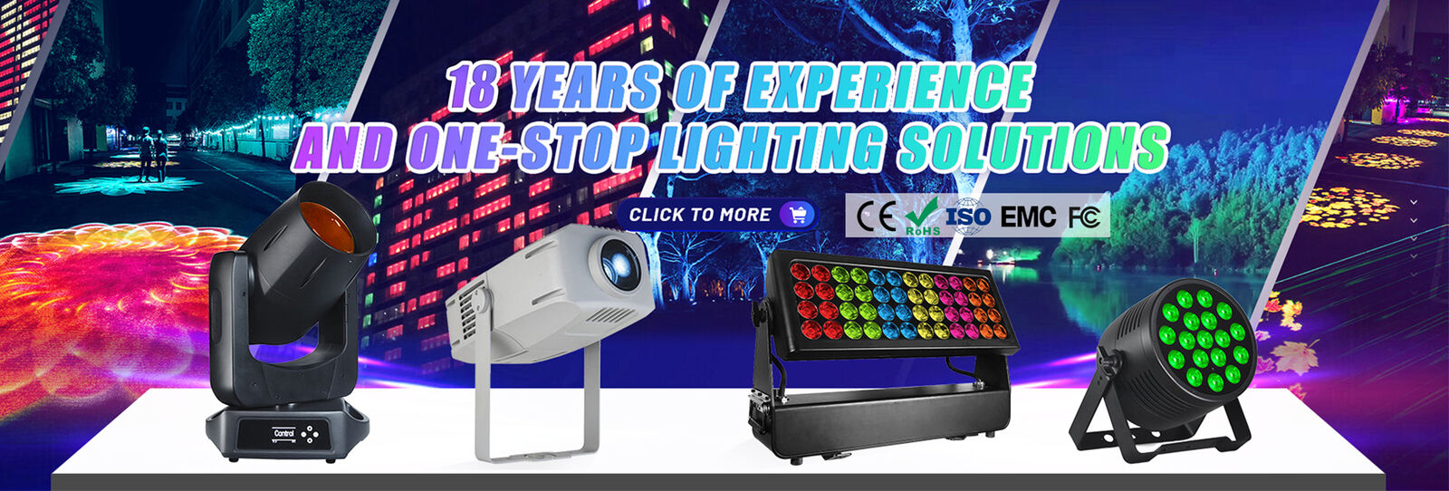 Luz de la etapa del LED