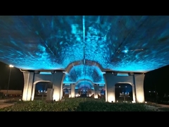 Proyector de efectos de agua LED móvil de 7 colores y 100W para fiestas