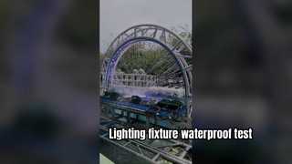 Prueba de impermeabilidad de accesorios de iluminación