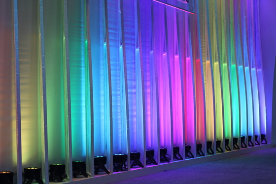 El lavado a todo color plano del RGB 12*3W de la luz del par de Rohs LED llevó la iluminación de la etapa del par para la boda del partido