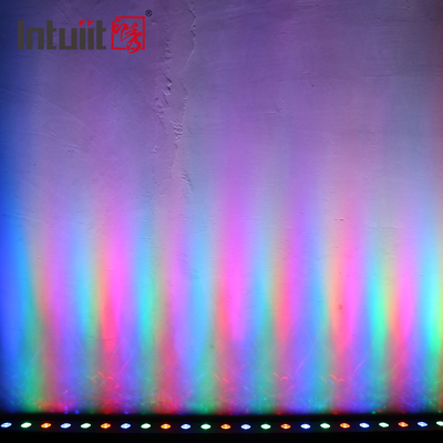 Lavadora profesional de la pared de las luces del estroboscópico de las barras de iluminación de la etapa de 24*0.5W LED DMX RGB LED
