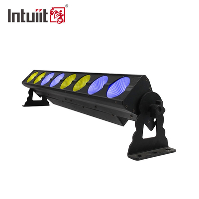 Lavadora de pared profesional luz LED Blinder Rgb Bar lineal 8 * 15w Cob Led con control de píxeles