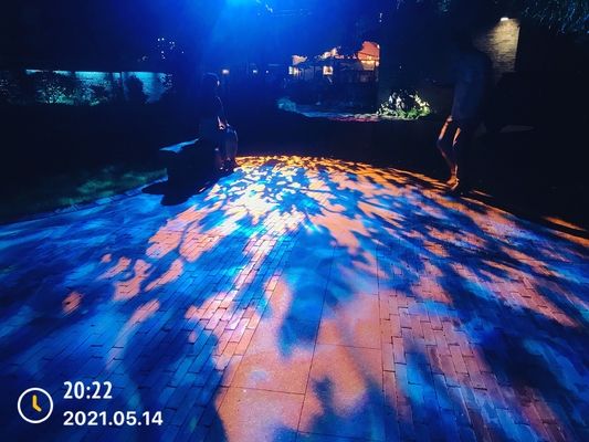 Parque temático Edificio alto 400W Proyector Gobo al aire libre Iluminación de efecto LED personalizada