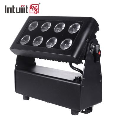 IP65 8x15w 4in1 LED de color de la ciudad para lavadora exterior con batería luz de inundación para parque temático