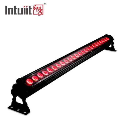 IP65 24pcs luz de escenario LED exterior con DMX RDM luz de lavado de pared LED 24 ojos RGB luz de barra LED
