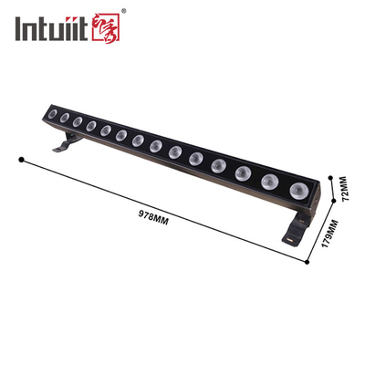 IP65 resistente al agua RGBW 4in1 14x10w Pixel Bar LED Lavadora de paredes DMX512 Control Blanco para la boda Iluminación de escenario DJ Beam
