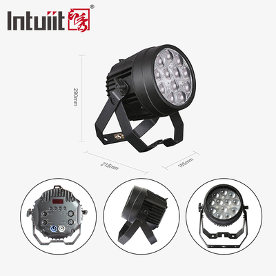 12x10W RGBW 4in1 LED Par Light Luces de escenario para rendimiento y efectos de iluminación