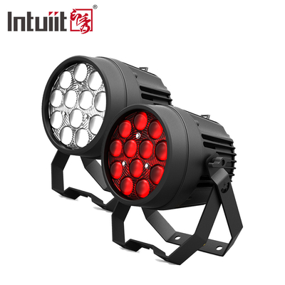 DJ de bodas 12x10W RGBW 4in1 Led Flat Par puede escenas de luces para la discoteca Navidad