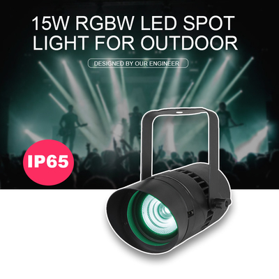 Lámpara de luz de pared de LED 15W de luz estrecha de 4,5 grados Ángulo lámpara de inundación de hotel jardín Iluminación de edificios RGBW
