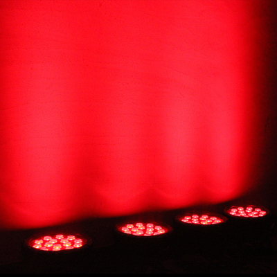 90w RGBW Led Flat Par Light Luz de escenario Dmx Control DJ Disco Para la fiesta de la iglesia de la boda