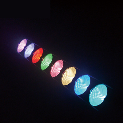 15W COB RGB 3 en 1 Led Luz de escenario con DMX luces de escenario pared bar LED luces discoteca para el club nocturno espectáculo de escenario discoteca
