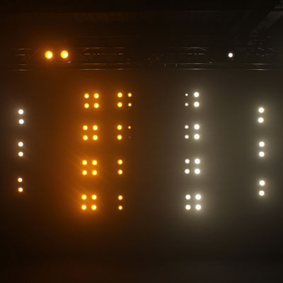 200W RGB 2IN1 DMX COB Par 2x100W 2 Ojos LED Audiencia ciega 2 Ojos cálido fresco Blanco Audiencia Cob luz para barras de boda