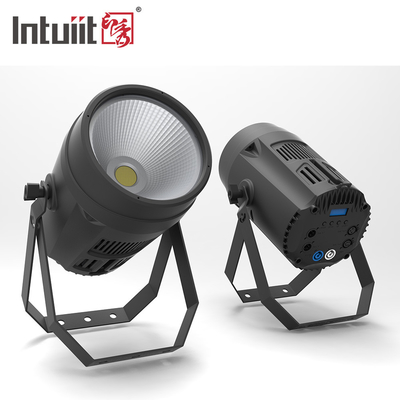 200W COB LED Par Light Frío Blanco 4 en 1 Strobe Luz de escenario Control DMX DJ Disco Equipo Iluminación de escenario