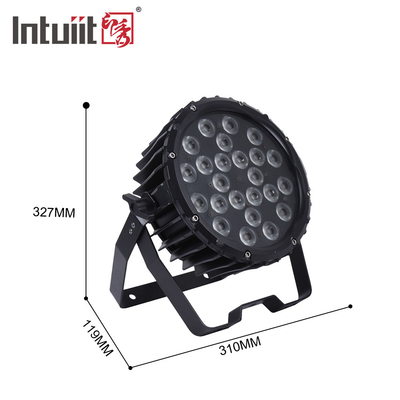 Luz de escenario profesional 82W RGB 24*Tri-3W para interiores DMX512