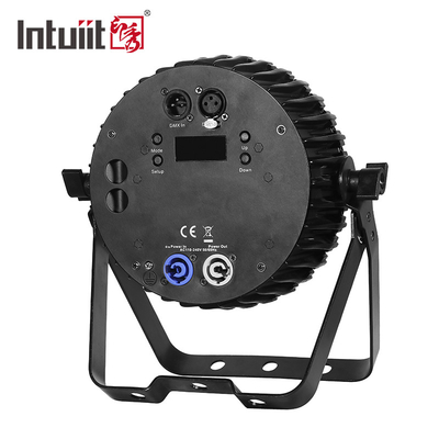 122W luz LED de fiesta láser DJ discoteca KTV par lámpara DMX 512 Strobe efecto de iluminación cuenta activado para Navidad Bar Club W