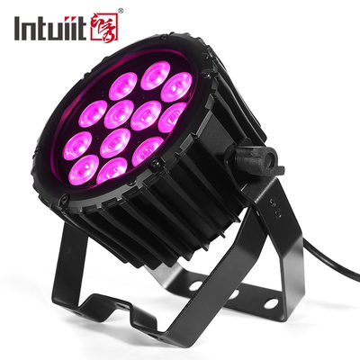 LED Par 12x3W RGBW Color completo 4IN1 RGBW 4IN1 Par de fiesta luz LED Par plano de lavadora de pared