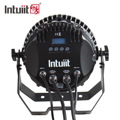 Fuera 54*3w RGBW para escenario Par luces IP65 impermeable Concierto boda 54 Parcan escenario Dmx luz LED