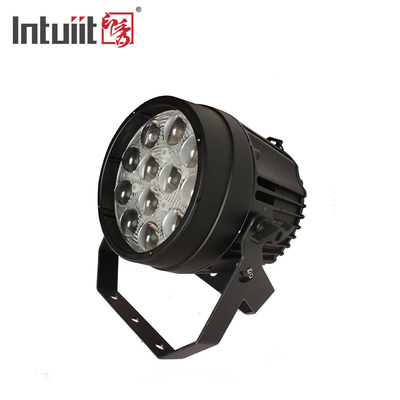 LED de aleación de aluminio Par plano 12x10W RGBW 4in1 DMX512 para Discos Festa escenario boda Concierto Teatro Iluminación de efecto
