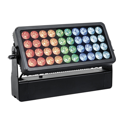 40X10W LEDS RGBW Luces de inundación para edificios de la ciudad Led Pared de luz exterior de lavadora de paredes decorativa luz