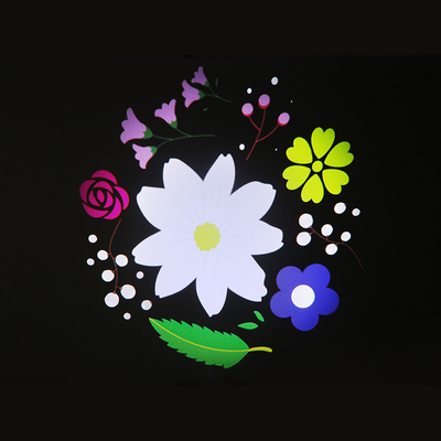 Proyector LED Gobo 60w Proyector de cambio automático de color LED Lámpara de proyección exterior Gobo Logotipo personalizado Luz de bienvenida