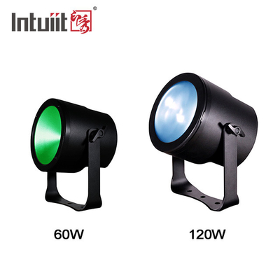 LED COB Par Light RGBW 4in1 DJ DMX Control 120W Disco Party Luz de escenario para la boda de discoteca dj teatro