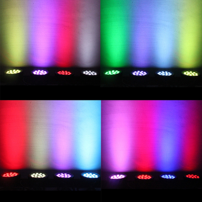90w RGBW DMX512 4 en 1 LED Par Lights Efecto de iluminación de escenario para DJ Disco Bar Party