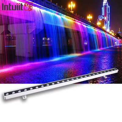 El dmx ligero linear al aire libre constructivo decorativo 36w rgb del proyector de iluminación IP65 llevó la lavadora de la pared