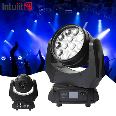 Led RGBW 4in1 luces de escenario cabeza móvil club nocturno DJ Stage 12X10W luz LED LED movimiento de lavadora de cabeza