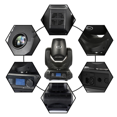 LED 50w Gobo Moving Head Spot Light Luz de escenario para el club DJ Iluminación de escenario Fiesta Disco Evento de boda