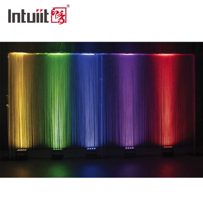 IP65 impermeable para la limpieza de la pared de la construcción de la luz 8 * 15W RGBW 4in1 LED exterior de la ciudad de color