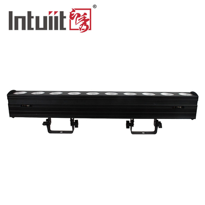 10x9W RGB DMX 3in1 luz LED de lavado de pared iluminación de escenario de lavadora de barras lineal