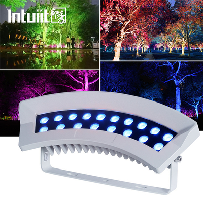 Lámpara de abrazo de árbol Led dmx512 36W RGBW colorida luz de jardín paisaje Iluminación IP65 Aluminio led abrazo de árbol luz
