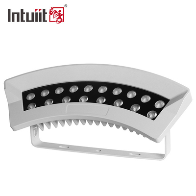 36W DMX 512 RGBW Luz de árbol de color LED IP65 Proyector exterior impermeable Anillo de jardín Luz de paisaje