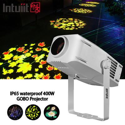Proyector Gobo para exteriores 400w Proyector publicitario LED rotativo resistente al agua IP65 Logotipo Proyector Gobo Luz