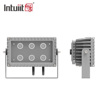Inundación LED de fachada IP65 a prueba de agua Lámpara de inundación LED cuadrada RGBW para jardín de edificios de paisaje al aire libre