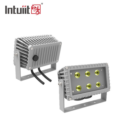 Inundación LED de fachada IP65 a prueba de agua Lámpara de inundación LED cuadrada RGBW para jardín de edificios de paisaje al aire libre