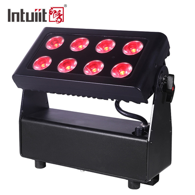 8X15W RGBW 4 en 1 LED Uplights Luzes de escenario con batería Luces de DJ Control remoto y DMX