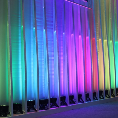 Alta luminosidad 12x3W 3In1 Rgb Led Par Light 12 Led Par Puede Iluminación de escenario Bar Dj Wedding