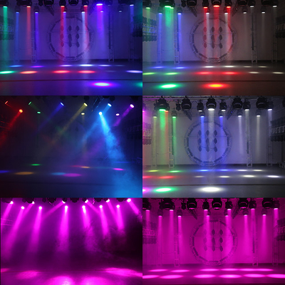 12x10W LED lavado luz de cabeza móvil para el teatro fiesta Zoom lavado luz lavado luz de cabeza móvil