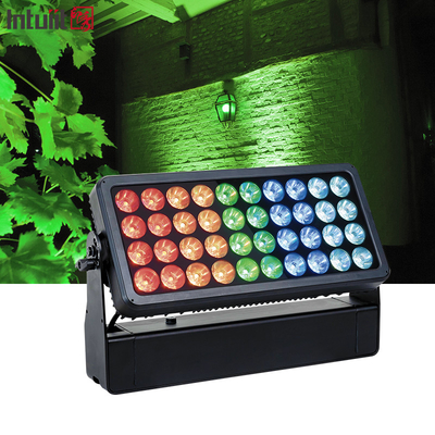 40x10W RGBW 4 en 1 Proyector LED IP65 Inodoro Luz de escenario DMX512 Control DJ Disco Equipo de actuación al aire libre