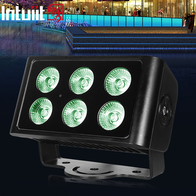 6x5W 4in1 luz de inundación LED para exteriores dmx rgbw IP65
