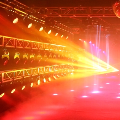 LED Lavado 37x10W Zoom Iluminación de escenario DMX Beam Wash Luces de cabeza móviles