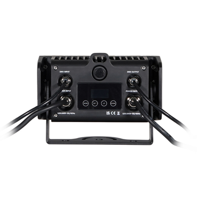 DMX512 6x5W RGBW 4in1 IP65 DJ impermeable de boda escenario de la ciudad lavadora de paredes exterior LED lavado luz de inundación