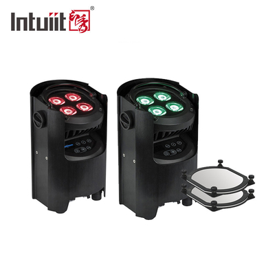 4x12W 4 en 1 RGBW Dj Wedding Batería alimentada por LED Uplight WIFI Inalámbrico Dmx discoteca Luzes de escenario
