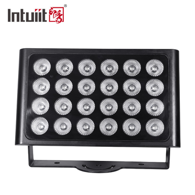 IP65 resistente al agua Color de la ciudad DMX512 24x10w RGBW Luz de inundación de lavadora de pared LED exterior