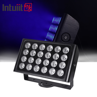 24x10W RGBW 4 en 1 IP65 LED de lavadora de pared exterior luz de inundación