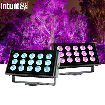 80W de exterior IP65 cuadrado DMX RGBW luz de inundación LED para fachada de edificios LED de lavadora de paredes luz de inundación